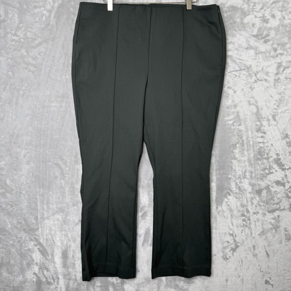 LOFT Pants Womens 16 Green High Waist Curvy Stretch Slim Fit Career Office NEW